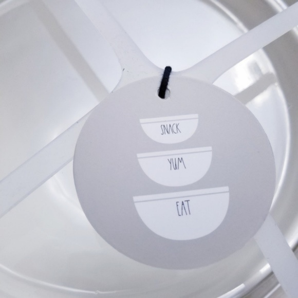 NWT Rae Dunn EAT YUM SNACK LL Bowl 3 piece Set - Picture 3 of 8